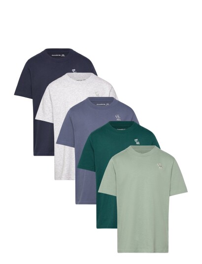 Abercrombie Kids Ty 5Pk Tees Multi/patterned 110/116