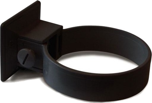 Plastmo plastrørholder Ø110mm sort Svart