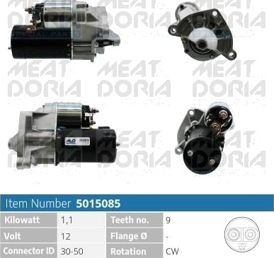 Starter MEAT & DORIA 5015085
