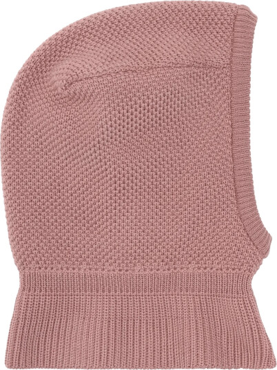 Huttelihut Balaclava Wool Knit Windstop - Pink - 52\2-4Y