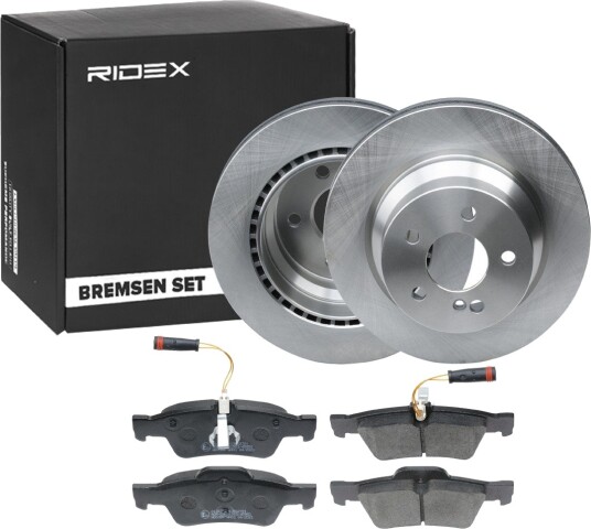 Bremseskiver og -klosser RIDEX 3405B0299