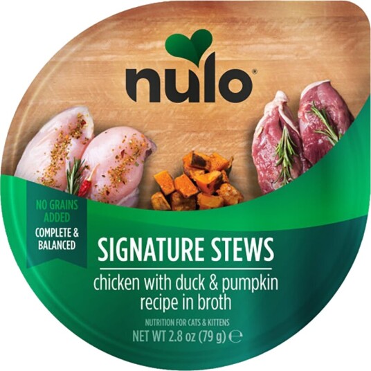 Nulo Våtfôr Signature Stews Cat With Duck & Pumpkin In Broth Våtfôr Til Katt Chicken 79 G Nulo Våtfôr Signature Stews Cat With Duck & Pumpkin In Broth Våtfôr Til Katt Chicken 79 G