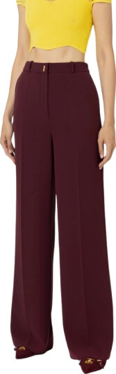 Elisabetta Franchi Dame Bukser Rød L,