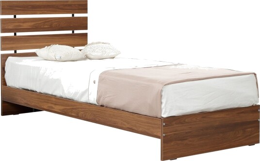 Feldene Sengeramme 90x200 cm Valnøtt