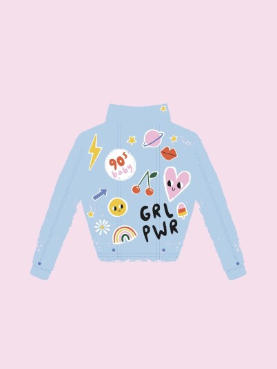 Namly Design Plakat GRL PWR Jakke POSTER07O3RV