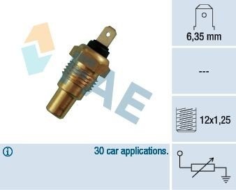 Sensor, motortemperatur FAE 31680