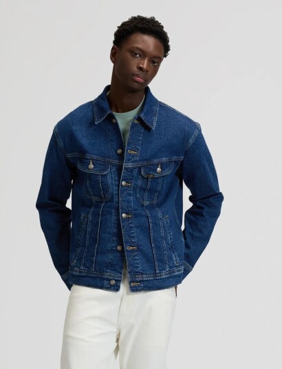 Lee Jeans Relaxed Rider Jacket Blue L x 00 Lee Jeans Relaxed Rider Jacket Blue L x 00