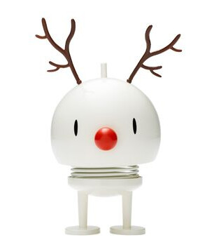 Hoptimist Reinsdyr Hvit 14 cm
