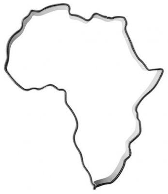 Pepperkakeform Afrika  11 Cm 