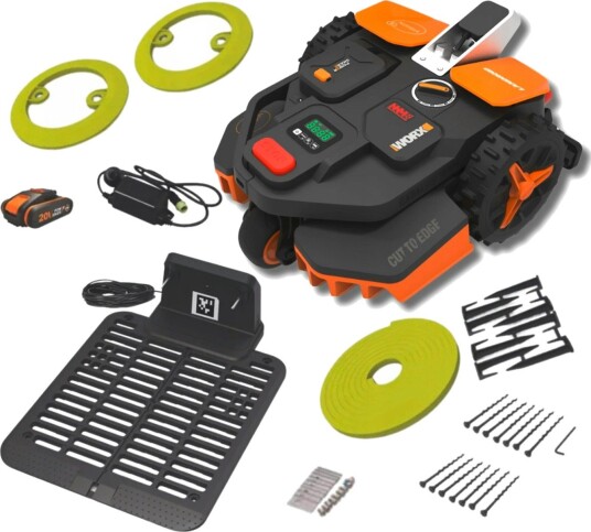 Worx Vision Ai S250 Robotgressklipper 250 M² 18 Cm 3 Cm 6 Cm Roterende Blader
