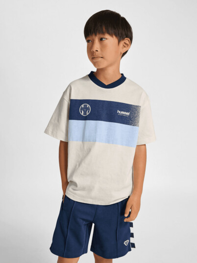 Hummel Hmljr Loose Change T Shirt Ss White 122/128