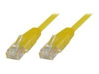 MicroConnect 2 m CAT 5e Nettverkskabel RJ-45 Hann til Hann Gul