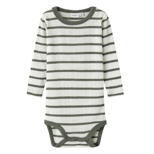 Name It Body Ull Baby Wang Striper Mulled Basil 74