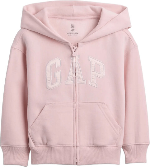 GAP Baby & Toddler Vintagesoft Logo Zip Hoodie Pink 74/80 GAP Baby & Toddler Vintagesoft Logo Zip Hoodie Pink 74/80