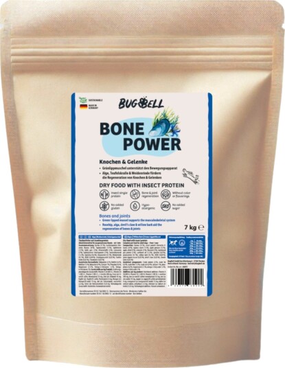 Bugbell Tørrfôr Bone Power 7 kg Bugbell Tørrfôr Bone Power 7 kg