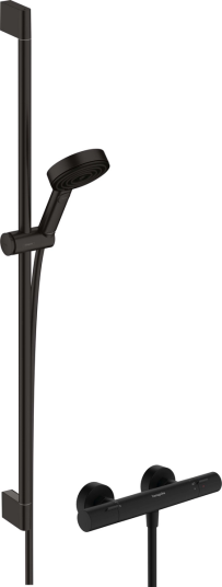 Hansgrohe Pulsify Select S Dusjpakke 90 cm 3jet m/termostat Sort Matt