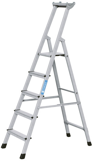 Zarges Trappestige Aluminium XLstep-S 5 Trinn 1,25 m