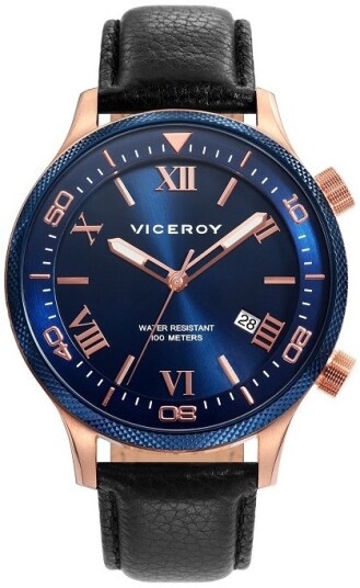 Viceroy Herreklokke 471153 33 Classic Lær Ø43 mm
