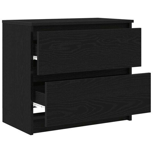TV benk svart 60x35x54 cm konstruert tre TV benk svart 60x35x54 cm konstruert tre