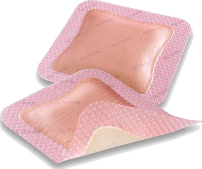 Allevyn Ag Gentle Border bandasje 12,5cmx12,5cm 10 stk