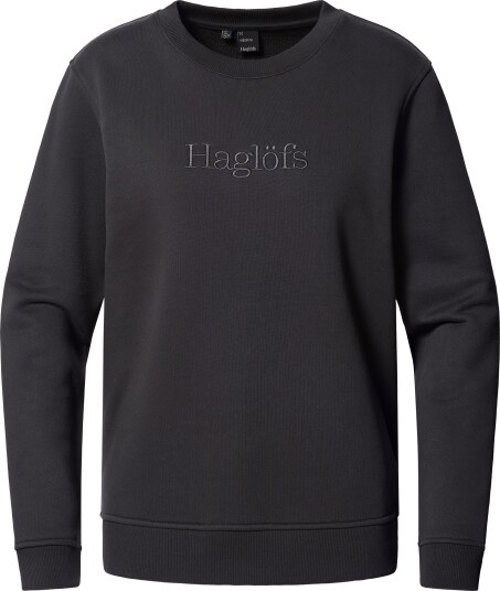 Haglöfs Women"s Haglöfs Crewneck True Black L Haglöfs Women"s Haglöfs Crewneck True Black L