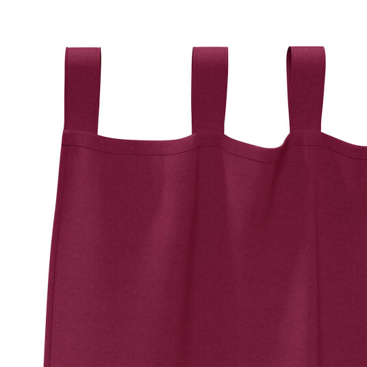  Gardiner med gardiner 2 pcs Vinrød Polyester