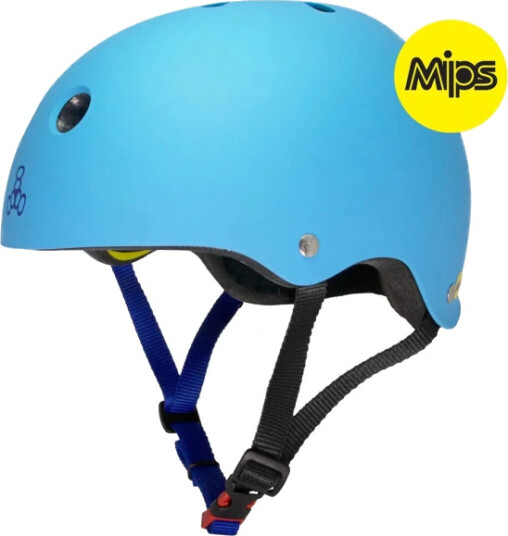 Triple Eight Hjelm - Dobbel sertifisert MiPS - Hyper Blue Matt - Triple Eight - XS/Sykkelhjelm - Blå Triple Eight Hjelm - Dobbel sertifisert MiPS - Hyper Blue Matt - Triple Eight - XS/Sykkelhjelm - Blå
