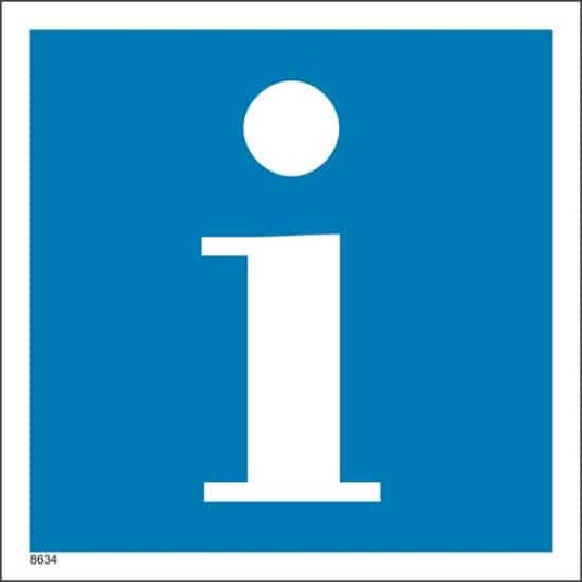 Informasjon Alu plate 10x10cm Vanlig