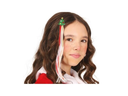 Fiesta Hair Extension Med Juletræ Fiesta Hair Extension Med Juletræ