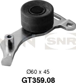 Strammehjul, registerreim SNR GT359.08