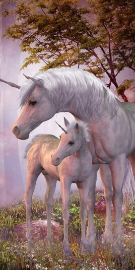 Unicorn Badehåndklæde 70 X 140 Cm