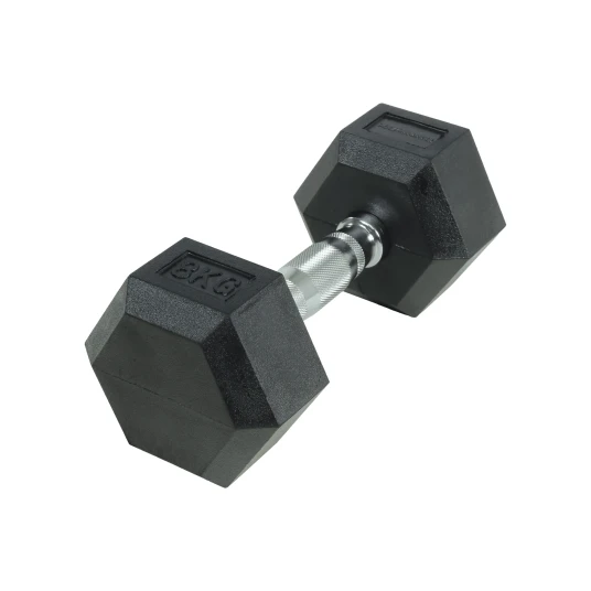 Crossmaxx Hexagon Manual 8 kg   Laget av støpejern belagt med gummi   Riflet håndtak for godt grep   For crossfit og styrketrening