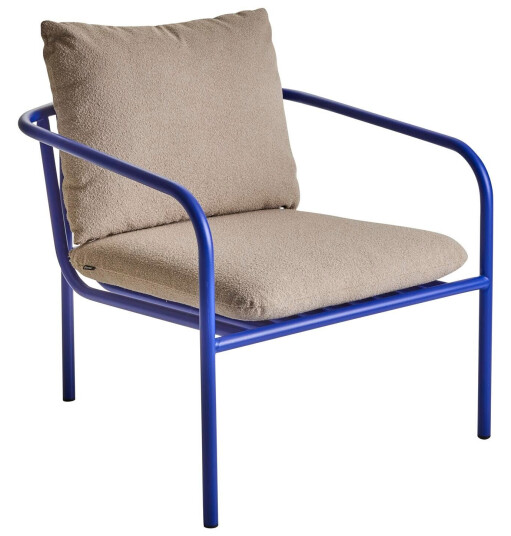 Brafab Bendt lenestol Indigo blå/beige teddy Blå Brafab Bendt lenestol Indigo blå/beige teddy Blå