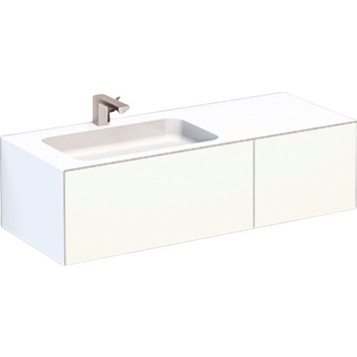 Alape WP Folio 7 møbelpakke, 125,4x50 cm, hvit Alape WP Folio 7 møbelpakke, 125,4x50 cm, hvit