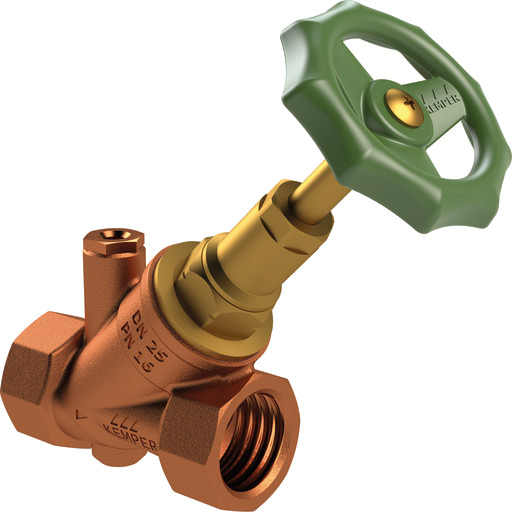 STANDARD Vinkelseteventil Innvendig gjenge Rp 1.1/2"