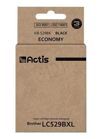 Actis KB-529BK - Economy - black - ink cartridge (alternative for: Brother LC529BK) - Blekkpatron Svart Actis KB-529BK - Economy - black - ink cartridge (alternative for: Brother LC529BK) - Blekkpatron Svart