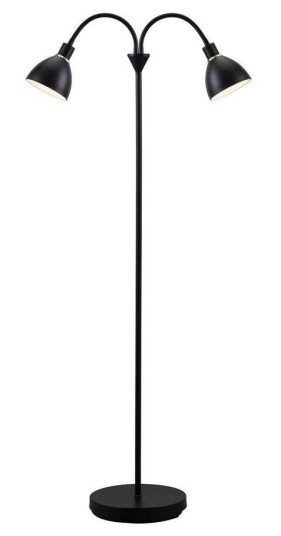 Nordlux Ray Double Gulvlampe Black Nordlux Ray Double Gulvlampe Black