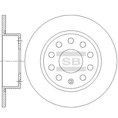 Bremseskive Hi-Q SD5413 Bremseskive Hi-Q SD5413