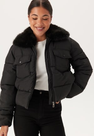 ONLY Onlmaggi Fur Puffer Life Black/DETAIL BLACK FUETAIL BLA L ONLY Onlmaggi Fur Puffer Life Black/DETAIL BLACK FUETAIL BLA L