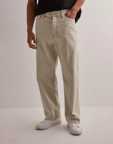 Jack & Jones Jjiron Jjoriginal Sq 075 Sn Loose fit jeans Beige