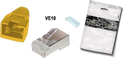 Shiverpeaks Bs72057 Y 10 Rj 45 Gult Cat5e/6 Gull 10 Stykker