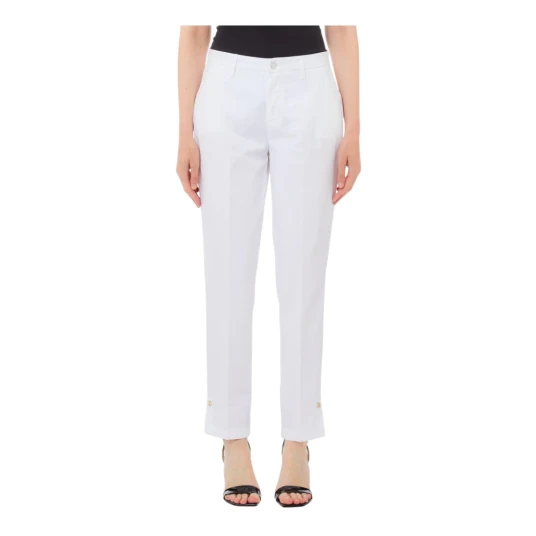 Liu Jo Dame Bukser Hvit W28 Liu Jo Dame Bukser Hvit W28