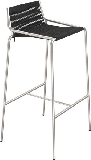 Thorup Copenhagen Noel Barkrakk Rustfritt Stål/ Sort Lin H77 cm