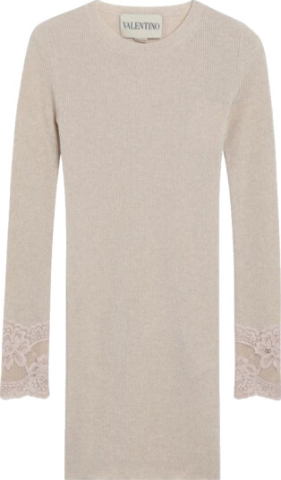 Valentino Garavani Dame Strikkevarer Beige S,