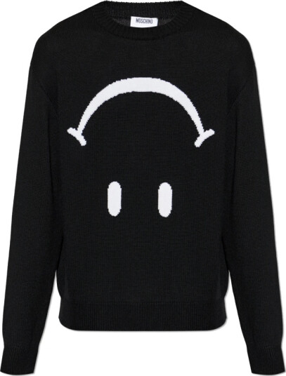 Moschino Herre Strikkevarer Svart M, Moschino Herre Strikkevarer Svart M,