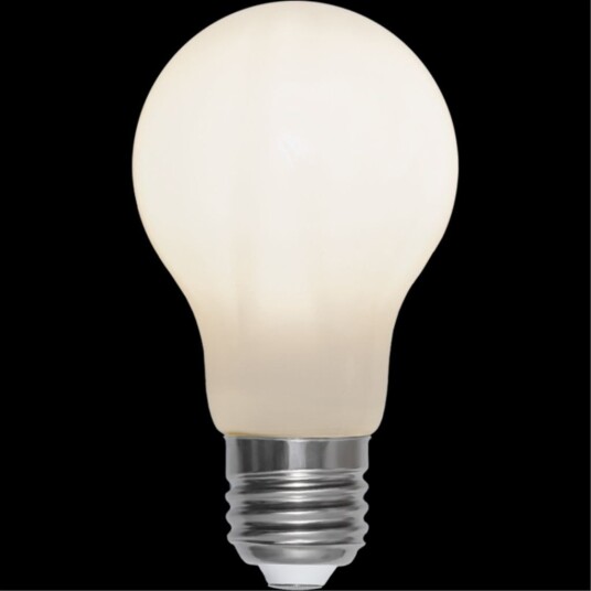 LED lampe E27 A60 Ugjennomsiktig glødetråd RA90