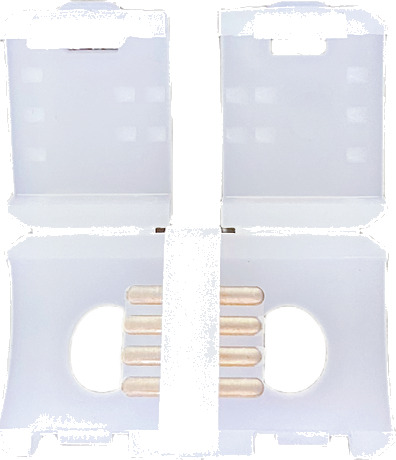 Skjøt til LED strip 230V RGB CLIP ON