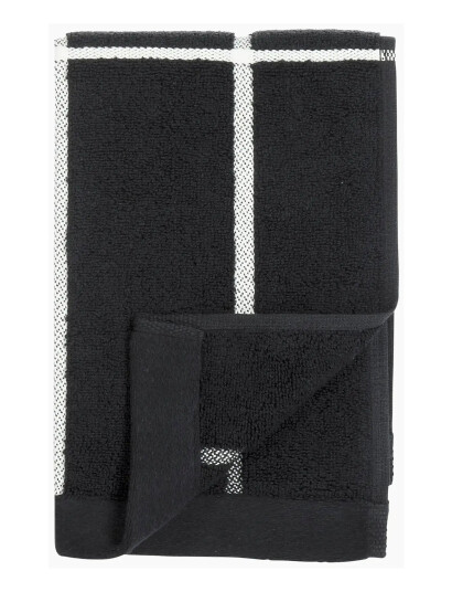 Marimekko Home Tiiliskivi Guest Towel 30X50   Black   30X 50CM