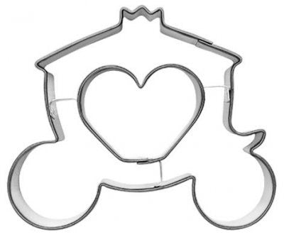 Pepperkakeform Prinsessevogn 8,5 Cm Pepperkakeform Prinsessevogn 8,5 Cm