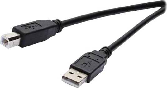 Vivanco Vvit31usbab18mmk 1,8 M Usb A Usb B Usb 2.0 Svart